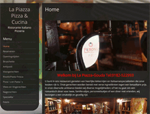 Tablet Screenshot of lapiazza-gouda.nl